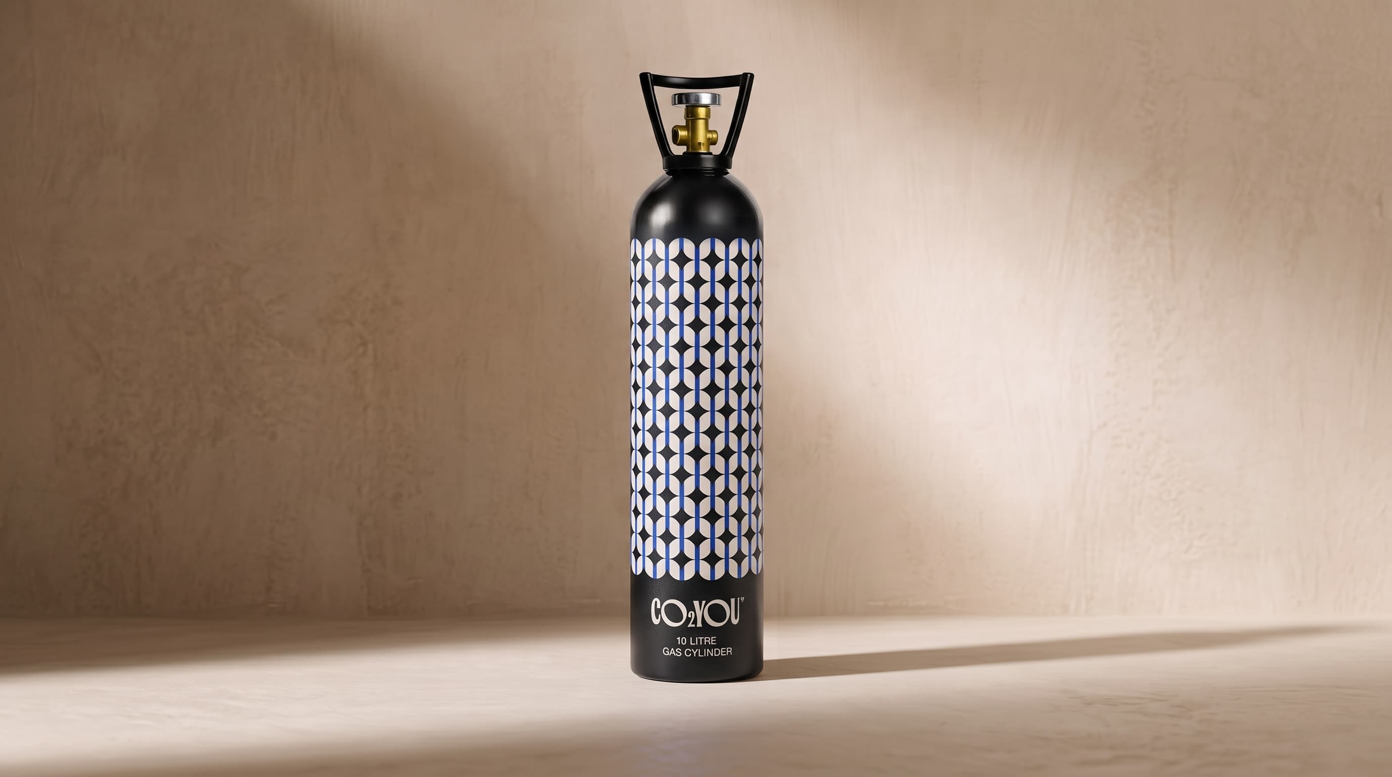 CO2 YOU 10 litre 30/70 mixed gas cylinder